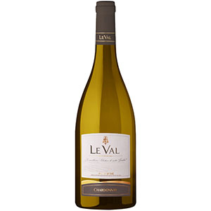 Вино Le Val Chardonnay белое сухое 0,75 л